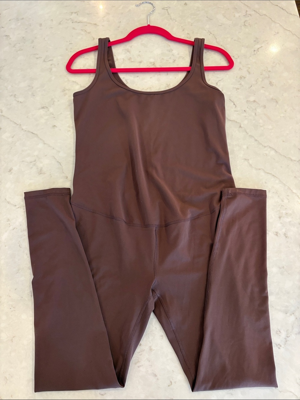Isabel by Ingrid & Isabel Brown Maternity Bodysuit Jumpsuit Size S